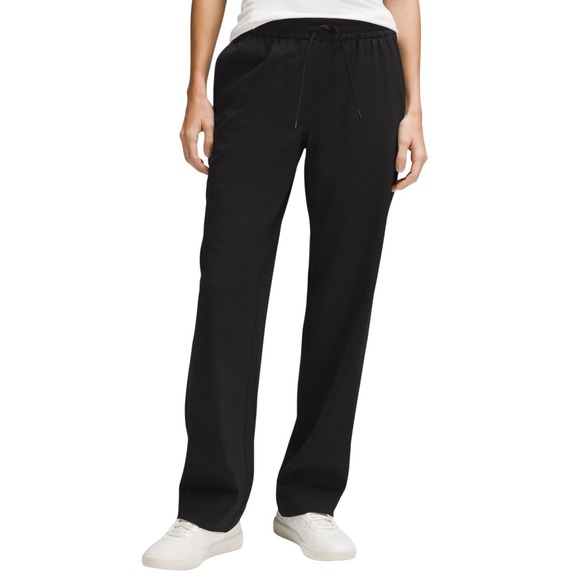 Lululemon Women's Black Luxtreme Mid Rise Straight Leg Trouser. Med W5FWWS EUC - Picture 3 of 12